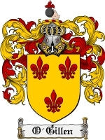 O'Gillen coat of arms family crest download