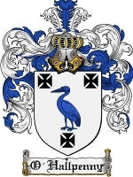 O'Hallpenny coat of arms family crest download