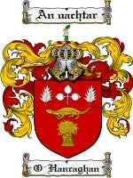 O'Hanraghan coat of arms family crest download