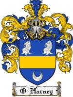 O'Harney coat of arms family crest download