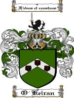 O'Keiran coat of arms family crest download