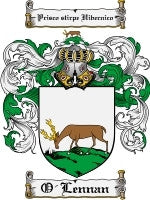 O'Lennan coat of arms family crest download