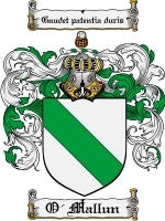 O'Mallun coat of arms family crest download