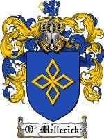 O'Mellerick coat of arms family crest download