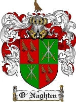 O'Naghten coat of arms family crest download