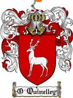 O'Quinelley coat of arms family crest download