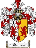 O'Quinlevan coat of arms family crest download