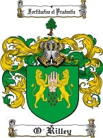O'Rilley coat of arms family crest download