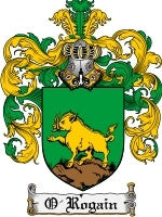 O'Rogain coat of arms family crest download