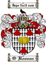 O'Roonan coat of arms family crest download