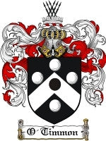 O'Timmon coat of arms family crest download