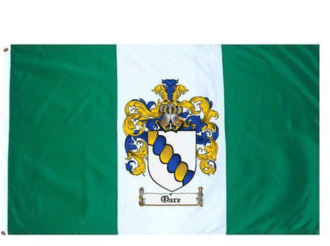 Oare family crest coat of arms flag
