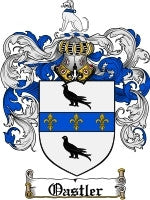 Oastler coat of arms family crest download