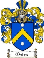 Oates coat of arms family crest download