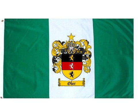 Ober family crest coat of arms flag