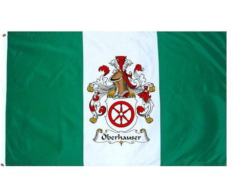 Oberhauser family crest coat of arms flag