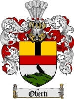 Oberti coat of arms family crest download