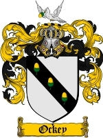 Ockey coat of arms family crest download