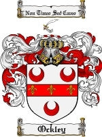 Ockley coat of arms family crest download