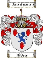 Odeir coat of arms family crest download