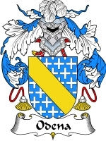 Odena coat of arms family crest download