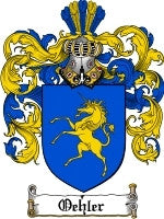 Oehler coat of arms family crest download