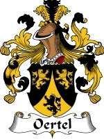 Oertel coat of arms family crest download