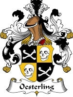 Oesterling coat of arms family crest download