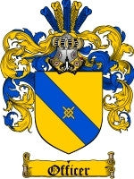 Officer coat of arms family crest download