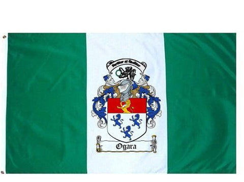 Ogara family crest coat of arms flag