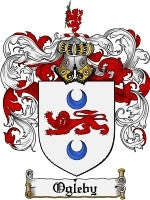 Ogleby coat of arms family crest download