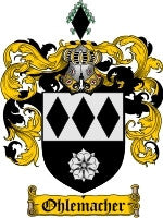 Ohlemacher coat of arms family crest download