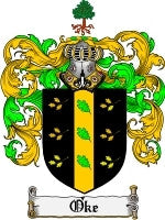 Oke coat of arms family crest download