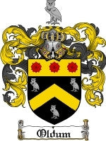 Oldum coat of arms family crest download