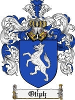 Oliph coat of arms family crest download