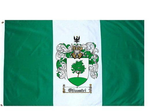 Olivastri family crest coat of arms flag