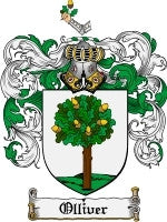 Olliver coat of arms family crest download