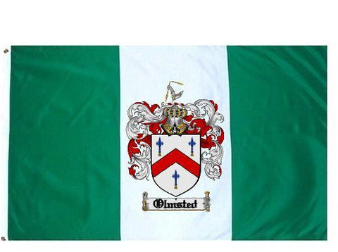 Olmsted family crest coat of arms flag