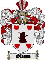 Olsons coat of arms family crest download