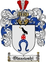 Olszewshi coat of arms family crest download