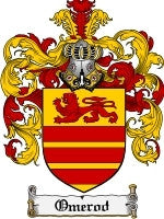 Omerod coat of arms family crest download