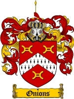 Onions coat of arms family crest download