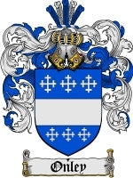 Onley coat of arms family crest download