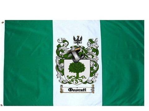 Onorati family crest coat of arms flag