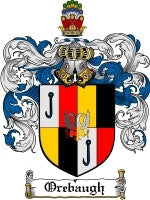 Orebaugh coat of arms family crest download