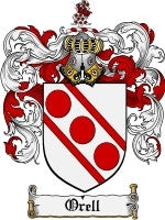 Orell coat of arms family crest download