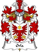 Orla coat of arms family crest download