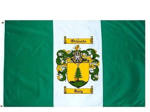 Orlando family crest coat of arms flag