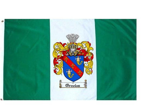 Ornelas family crest coat of arms flag