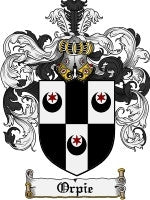 Orpie coat of arms family crest download